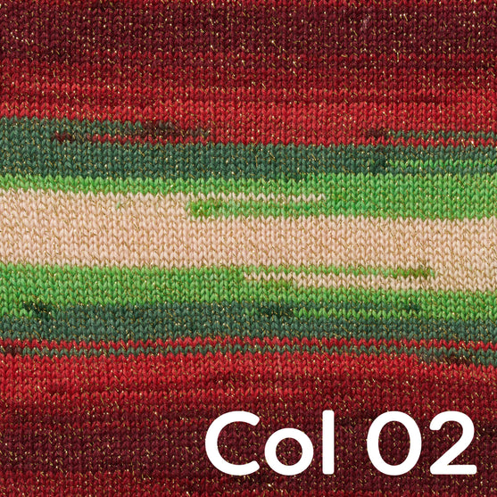Christmas Sock Wool Glitter (Édition limitée) - Hobbii
3