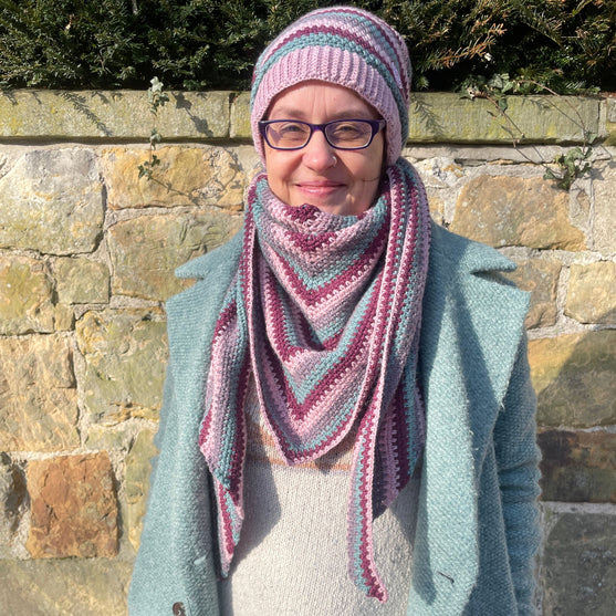 Andrea - Triangle Shawl
2