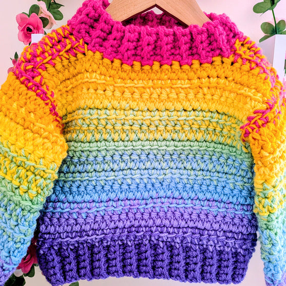 Cosy Rainbow Jumper - Pull Enfant
3
