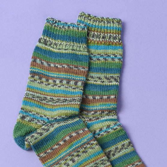 Technique des chaussettes au tricot
4