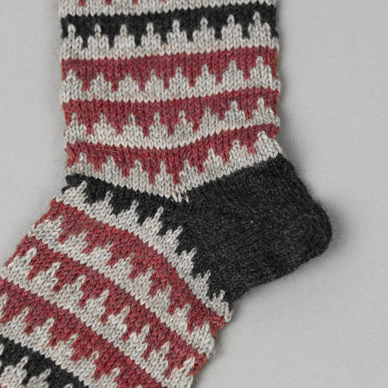 Chaussettes en motif Jacquard
5