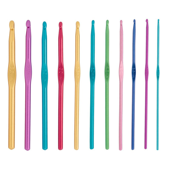 Ensemble de crochets en aluminium - 11 tailles différentes - Hobbii
1