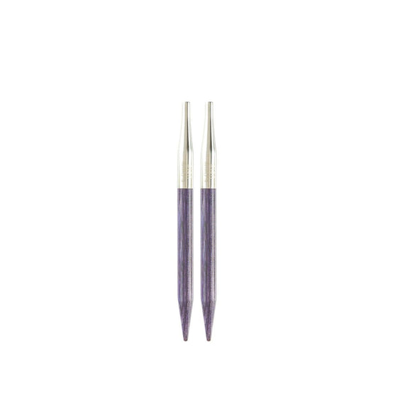 Set d'aiguilles circulaires courtes interchangeables Betula Essential - Mulberry - Hobbii
9