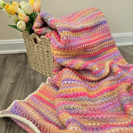 Blush Horizon - Throw Blanket
1