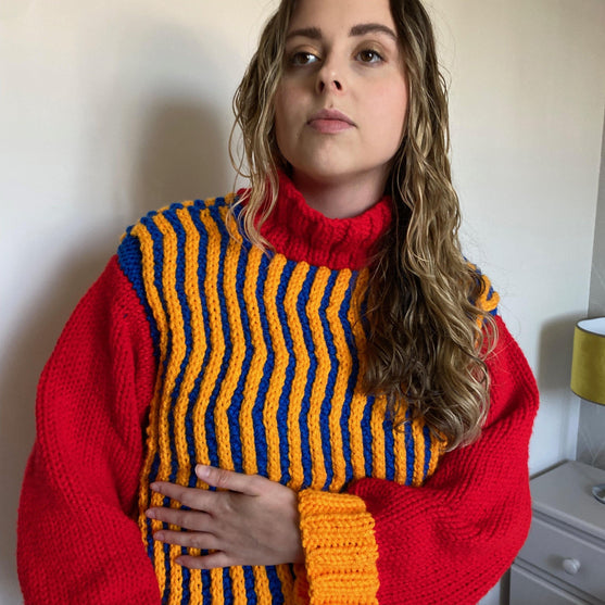 Big Zig - Cable knit sweater
7