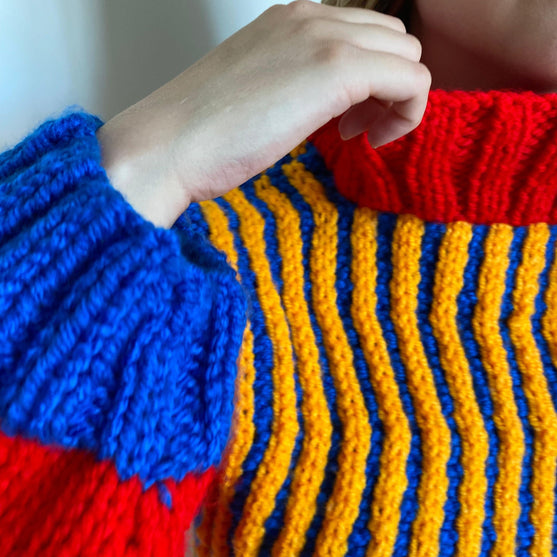 Big Zig - Cable knit sweater
5