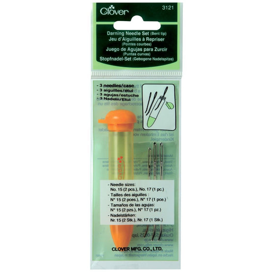 Darning Needle w / Curved Tip - 3 pieces - Clover
2
