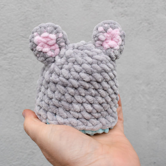 Éléphant et souris - Peluche réversible
5