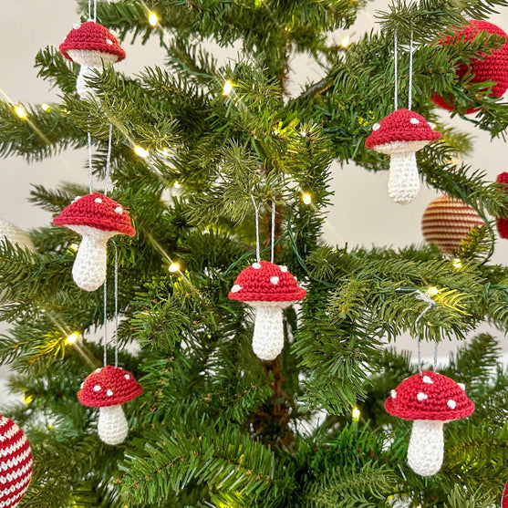 Topling Mushroom - Christmas decoration
1