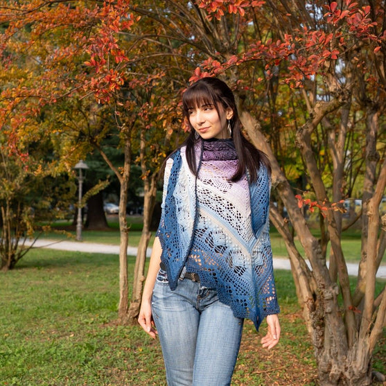 Frozen Iris - Shawl
13