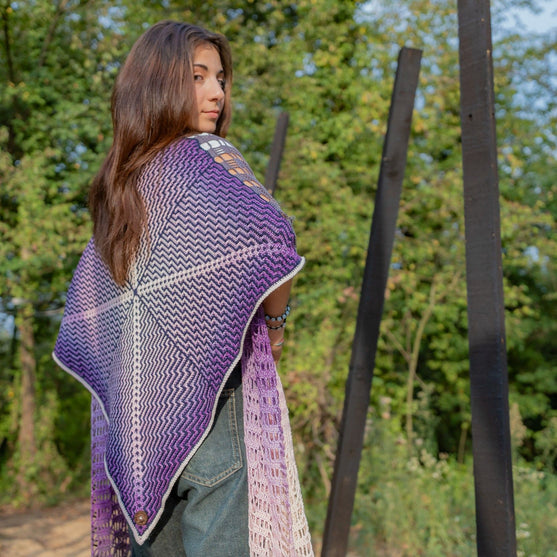 Abstract Allure - Shawl
6
