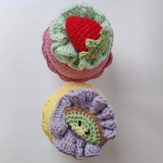 Cupcakes - Jouet au crochet
4