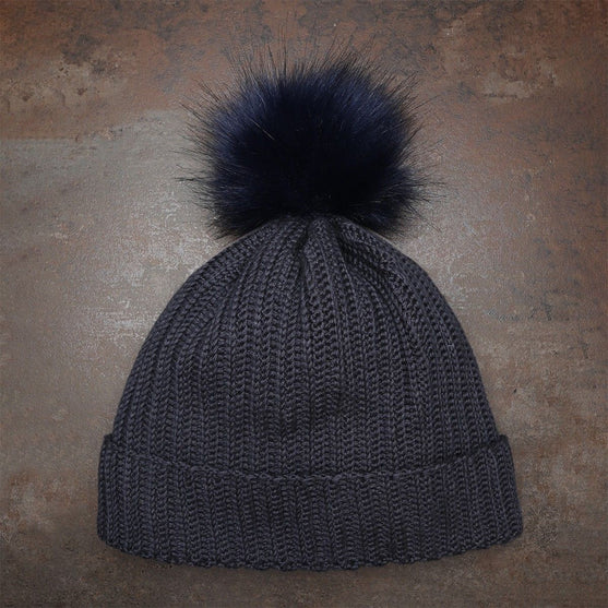 Pompon - Bleu foncé - Go Handmade
3