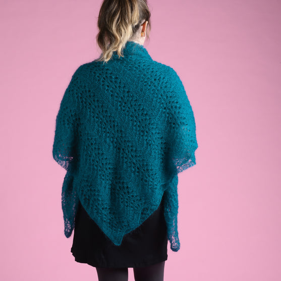 Châle Paon en Kid Silk
2