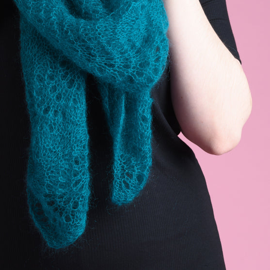 Châle Paon en Kid Silk
5