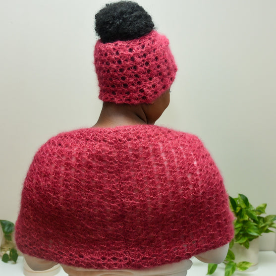 Feathered Kiss - Cowl & Headband
4