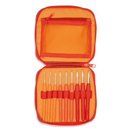 Easy Touch Crochet Hook Set - Berry - 9 sizes - Hobbii
6