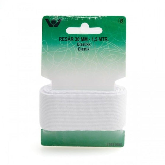 Elastic, 30 mm (1.18 inches)
3