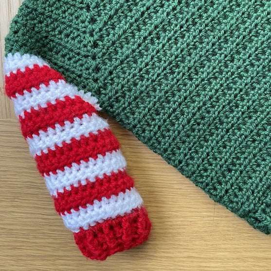 Baby Elf - Christmas Jumper and Bonnet
2