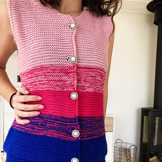 Flamingo Set - Vest and Skirt
2