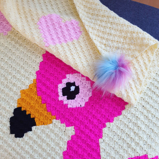 Flamingo Love - Blanket
3