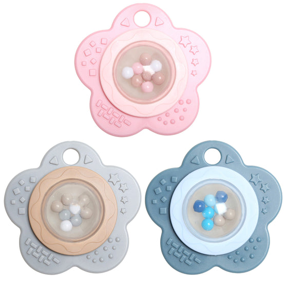 Hochet - Fleur - Go Handmade
1