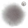 Pompon, Gris, large/13 cm - Go Handmade
1