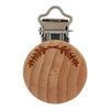 Pince clip attache tétine en bois - Go Handmade
1