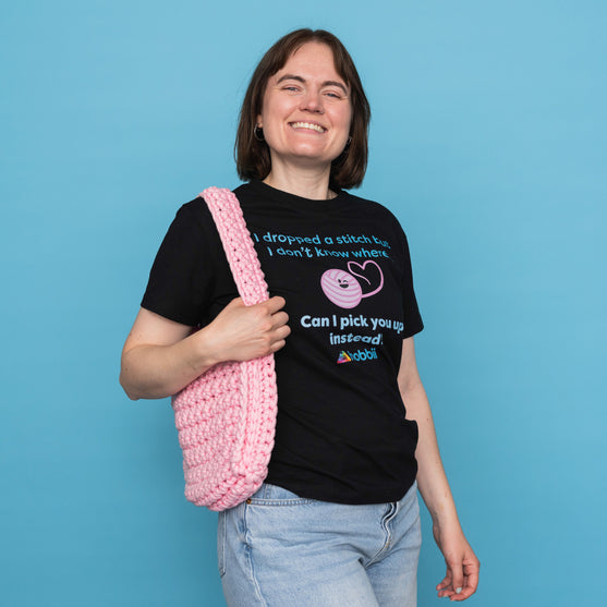 Dropped A Stitch T-shirt - Yarniis (Edition limitée) - Hobbii
5