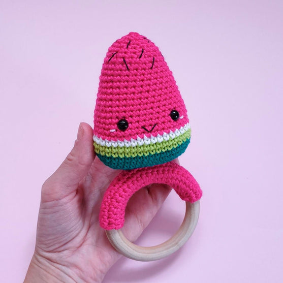 Pastèque Kawaii - Hochet
2