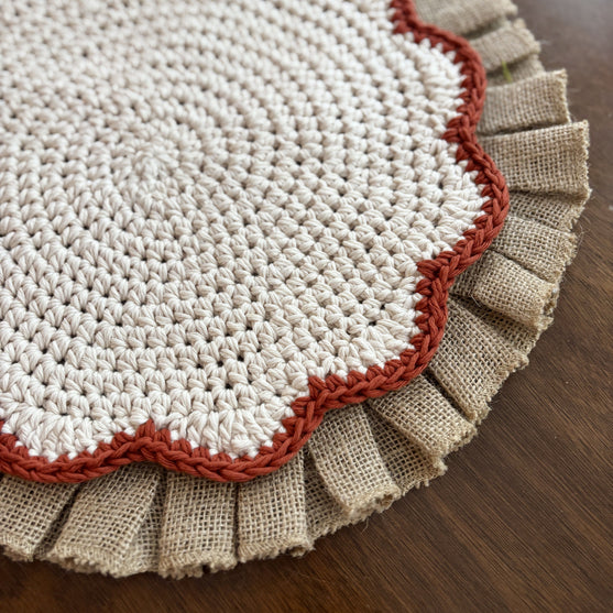Scallops - Set de table rond
3