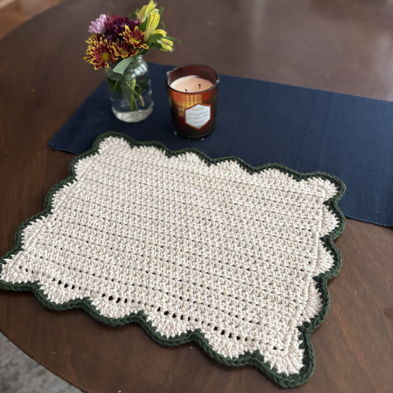Scallops - Set de table rectangulaire
2