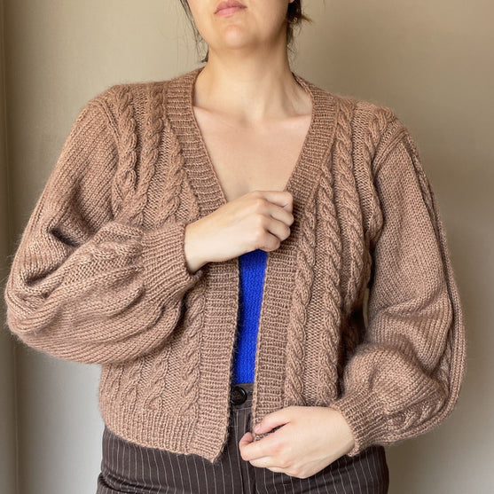 Fall Cables Cardi - Cardigan
1
