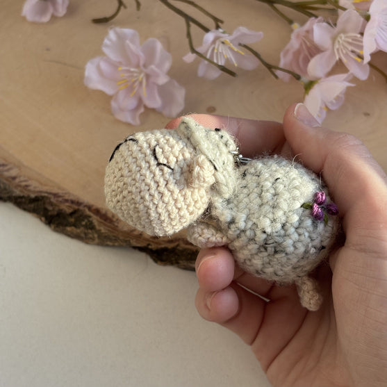Sleepy Sheep - Keychain
4