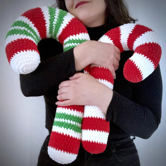 XL Candy Cane - Pillow Plushie
5