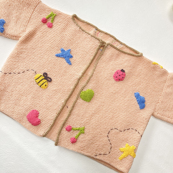 Applique Jacket - Children’s Cardigan
7