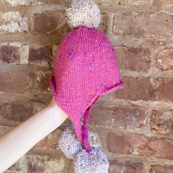 Triple pompom - Bonnet enfant
4