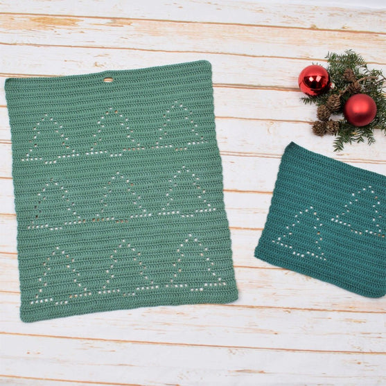 Dishcloth - Christmas tree
2