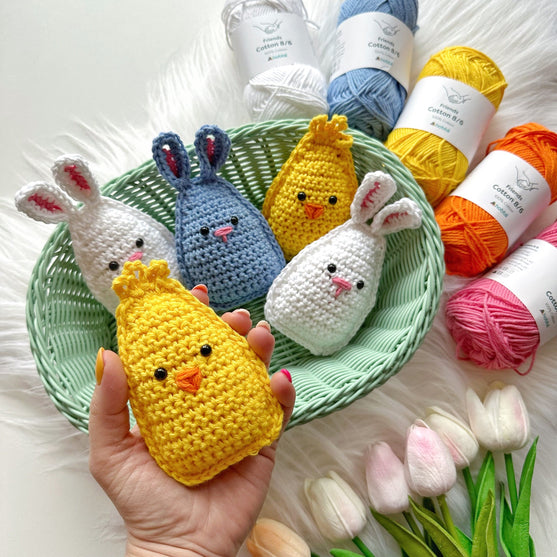 Cute Easter Bunny  and Chick
4