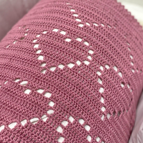 Lovely Hearts Bamboo - Couverture pour bébé
3