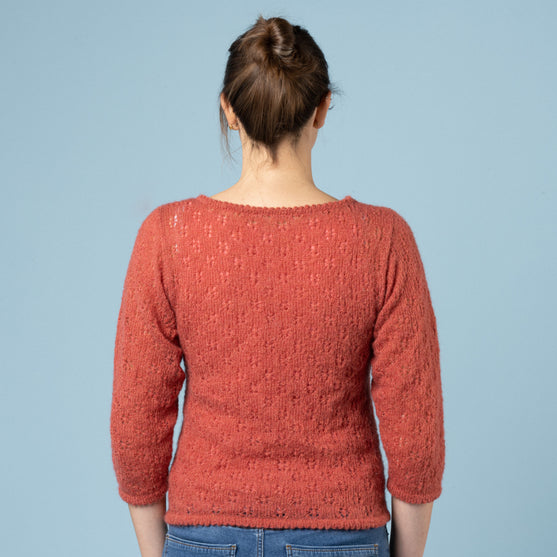 Martha - Blouse with lace pattern
7