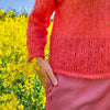 Martha Silk - Blouse with lace pattern
4