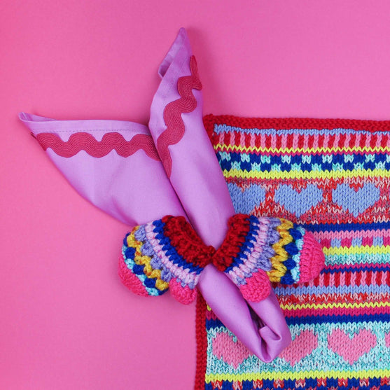 Mini Mitten - Anneaux de serviette de table
5