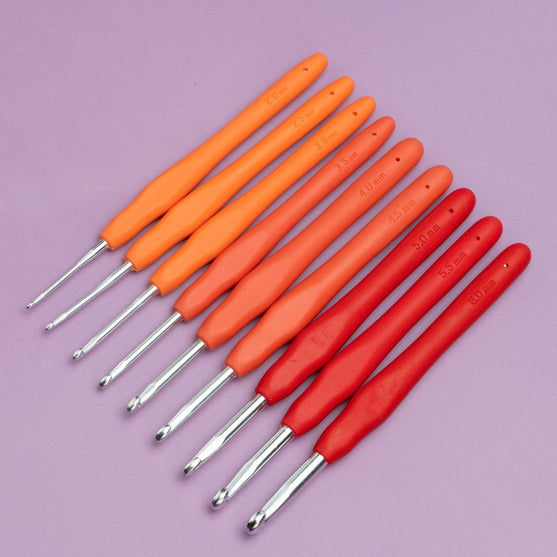 Set de crochets Easy Touch - Berry - 9 tailles - Hobbii
9