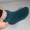 Canapé chaussettes - Chaussettes crochetées
6