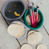 Make-up pads and pots
2