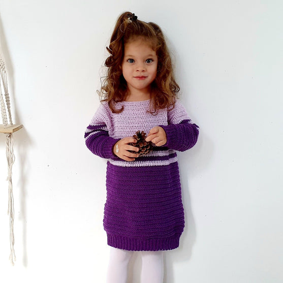 Lilac Sweater - Dress
1