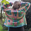 Summer Squares - Wrap Cardigan
2
