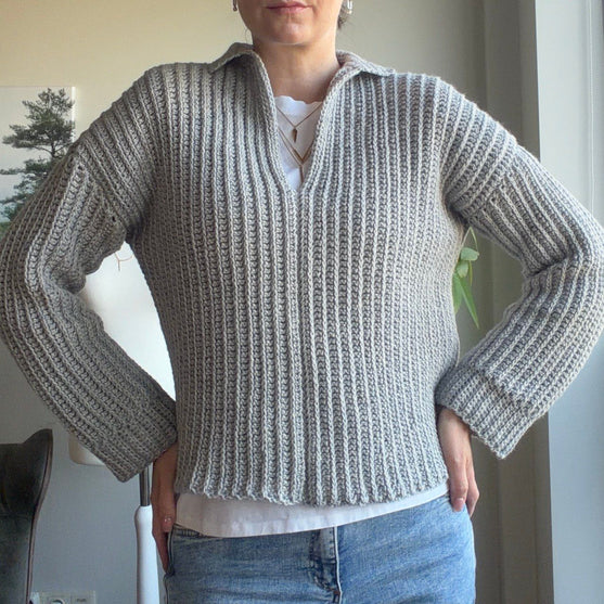 Evelyn - Pull en côtes
2
