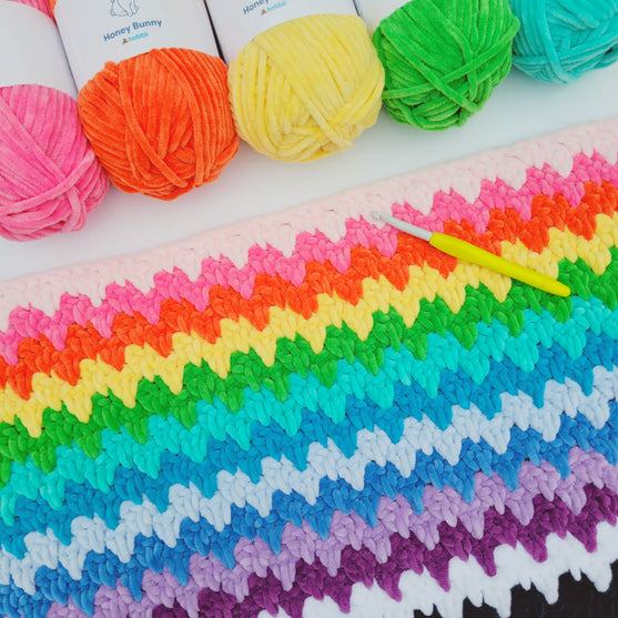 The Rainbow Cuddle Blanket
2